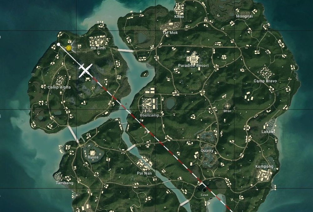 Nên nhảy ở đâu đối với map Sanhok trong PUBG?