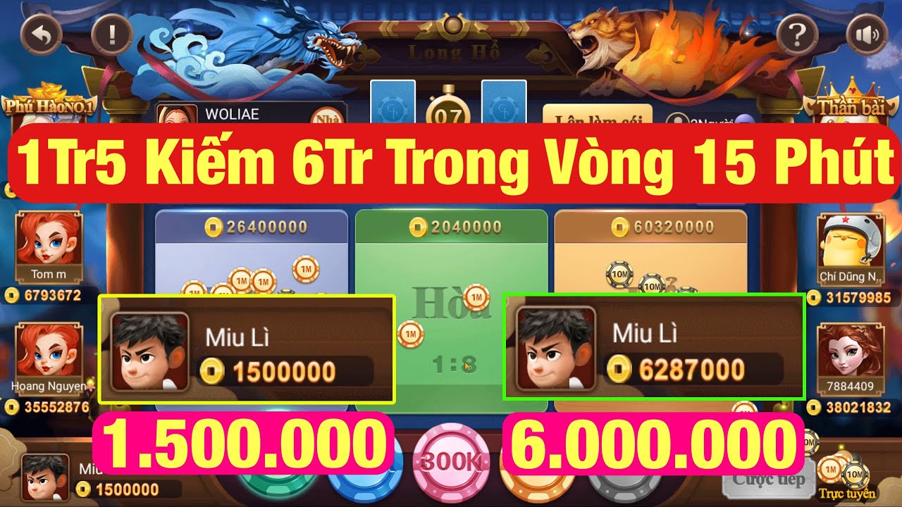 Kinh nghiệm, chiến thuật chiến thắng tựa game Rồng Hổ